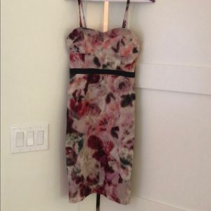 Floral cocktail dress (Anthropologie)